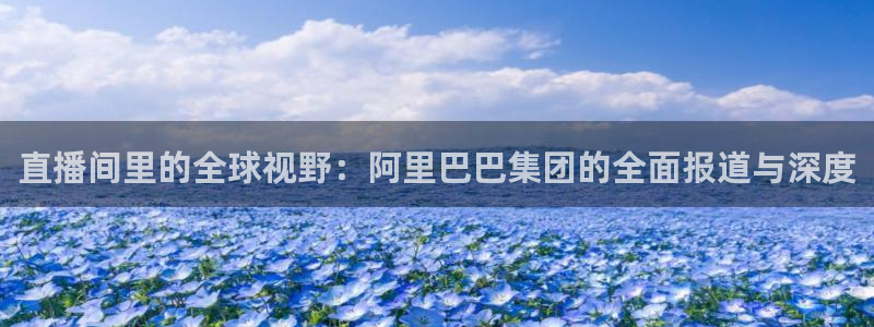 体育直播919：直播间里的全球视野：阿里巴巴集团的全面报道与深度